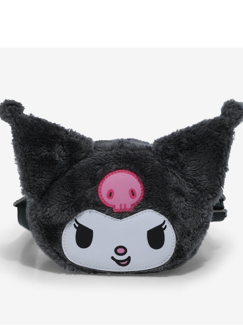 Loungefly Sanrio Kuromi Figural Plush Crossbody Bag
